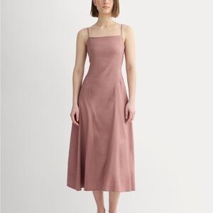 Everlane Seamed Dress in Stretch Linen